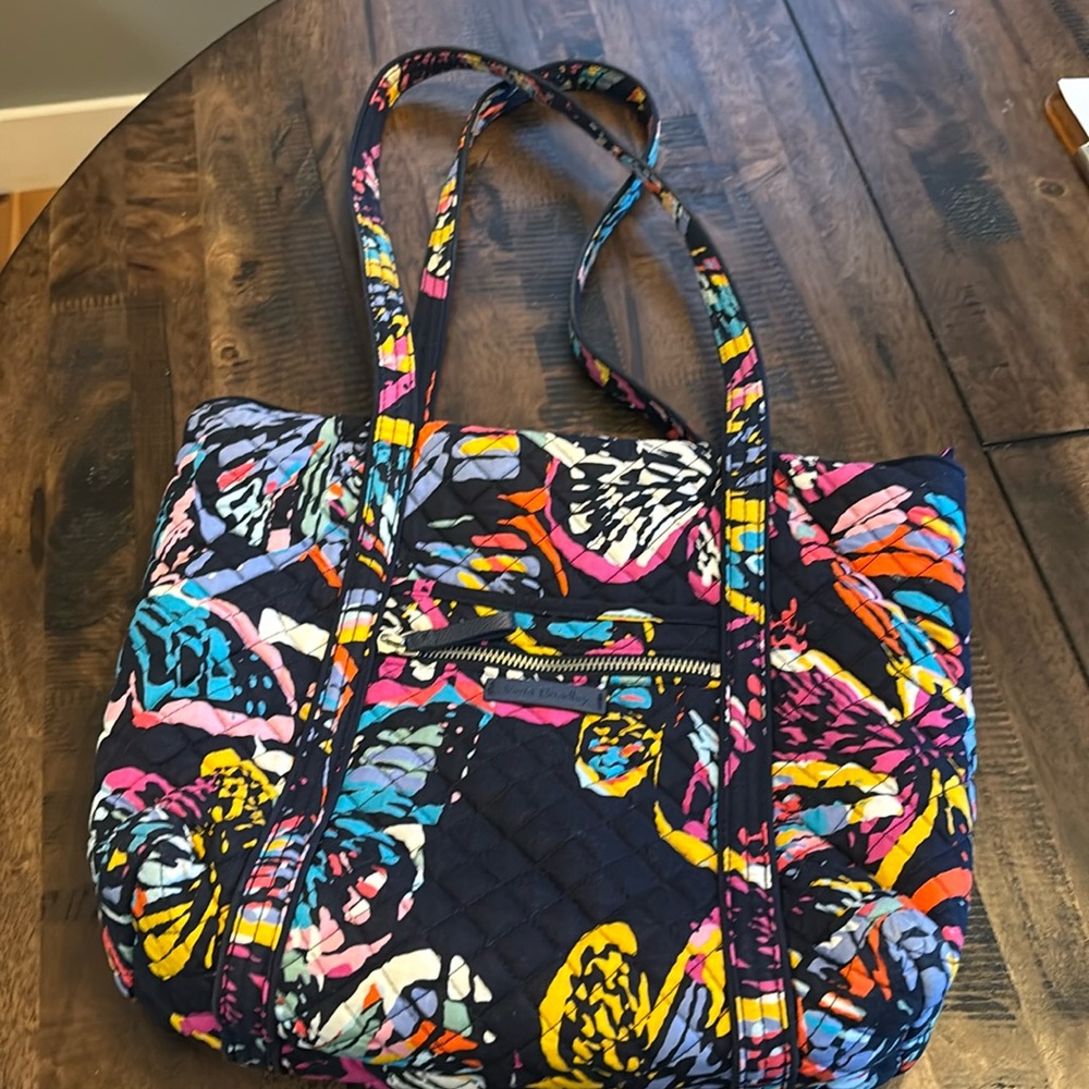 Vera Bradley tote Butterfly Flutter- Navy